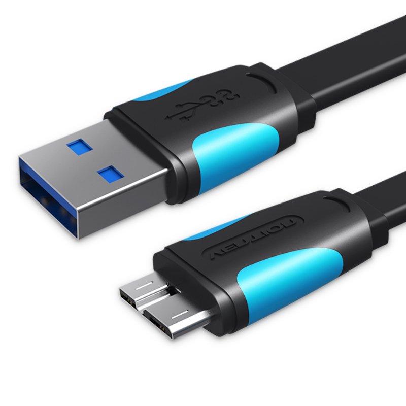 Vention USB Cable 3.0 VAS-A12-B025 Microusb Male USB Male 25CM Blue And Black
