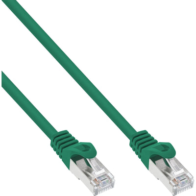 Inline Network Cable Sf/UTP CAT.5E Green 0,25M — image 1