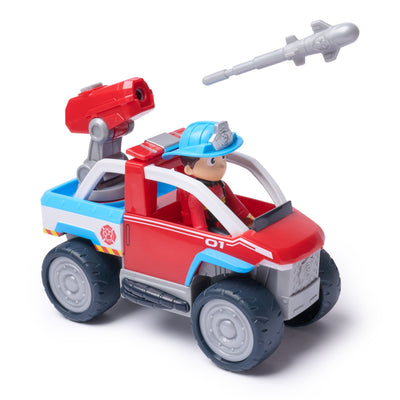 Spin Master Paw Patrol Fire Rescue: Vehículo Rescate Ryder, Vehículo Toy With Lanzador Drones And Figure Ryder — image 1