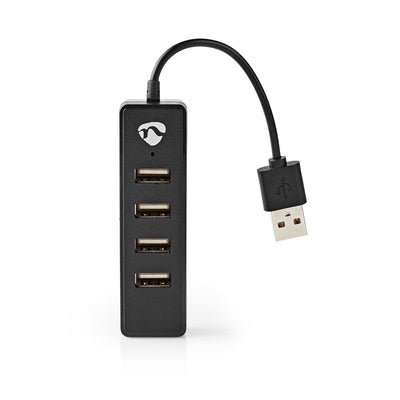 Nedis USB Hub - USB-A Connector Male 4x USB a Female, 4-PORT Port(s), USB 2.0, Power Eléctrica Über USB — image 1