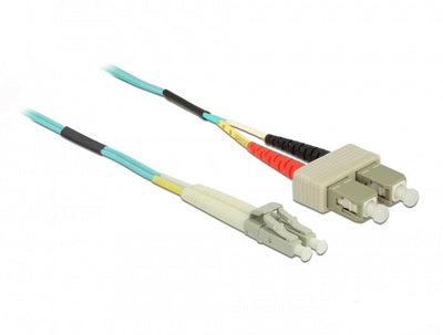 Delock Cable Fibre Optic Lc Sc Multimode OM3 0,5M — image 1
