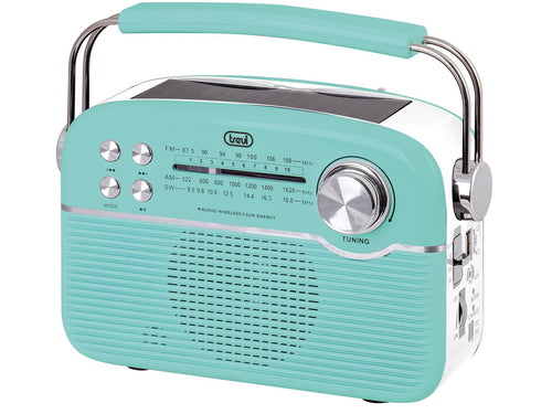 Trevi Radio Ra 7F50 Bt Portable Charging Solar + Aw + SD Tif. Green — image 1