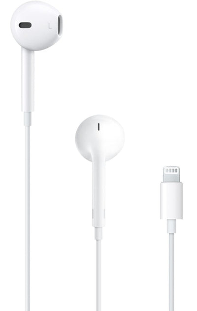 Apple Earpods Headphones With Connector Lightning With Controller And Microphone — image 1