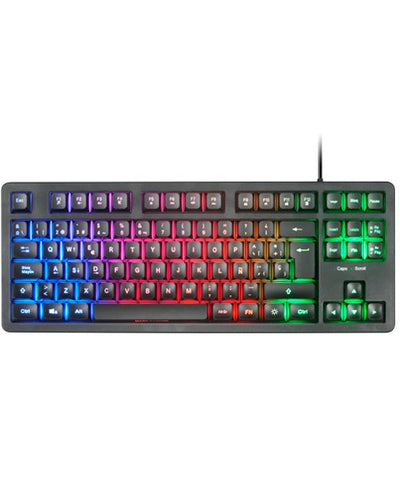Mars Gaming MK023 Keyboard Gaming - Tecnologia H-mech Network - Iluminacion Frgb LED - Anti-ghosting - Compati — image 1
