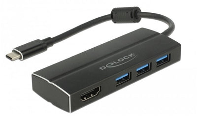 Delock Adapter USB Type-c 3.0 X USB Tipo-a HDMI — image 1