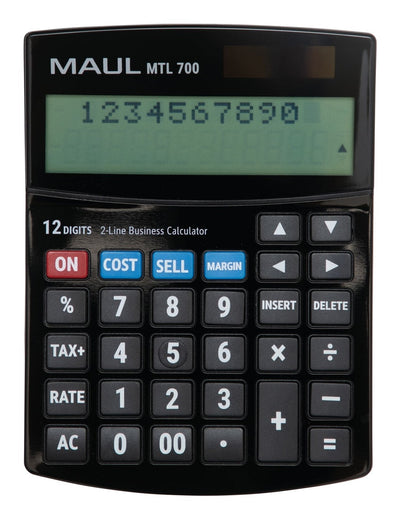 Maul Calculator Comercial Mtl 700 Calculator With Funciones Comerciales Screen 12 Dígitos With 2 Líneas Funció — image 1