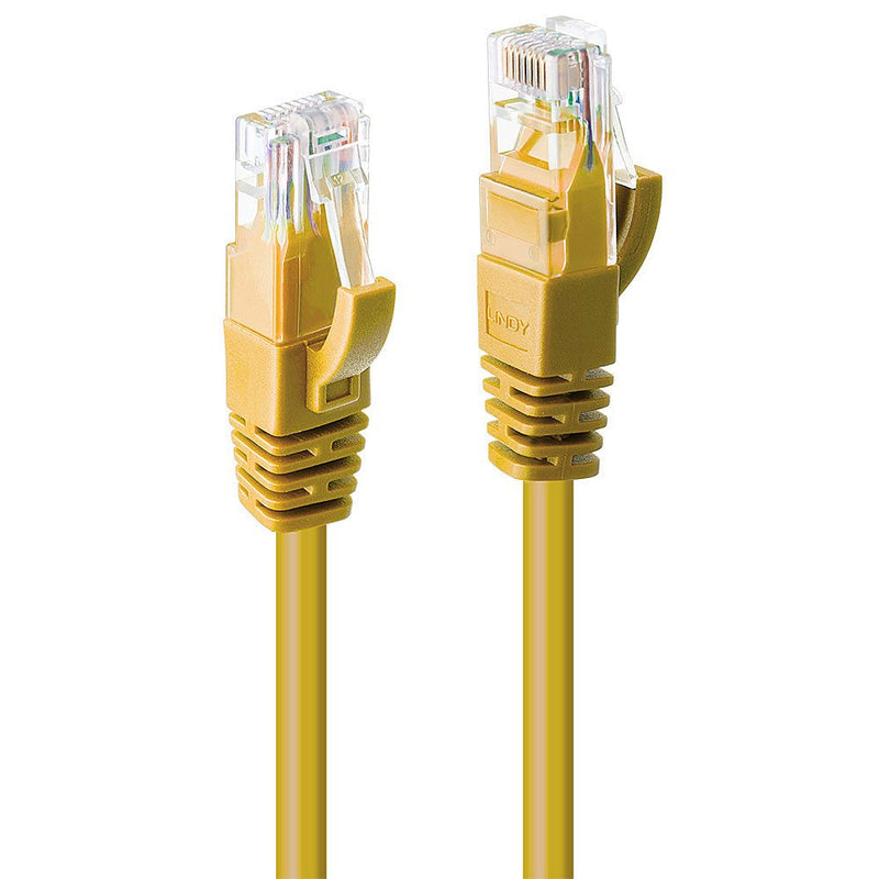 Lindy Cable CAT.6 U/UTP 0.3M Yellow