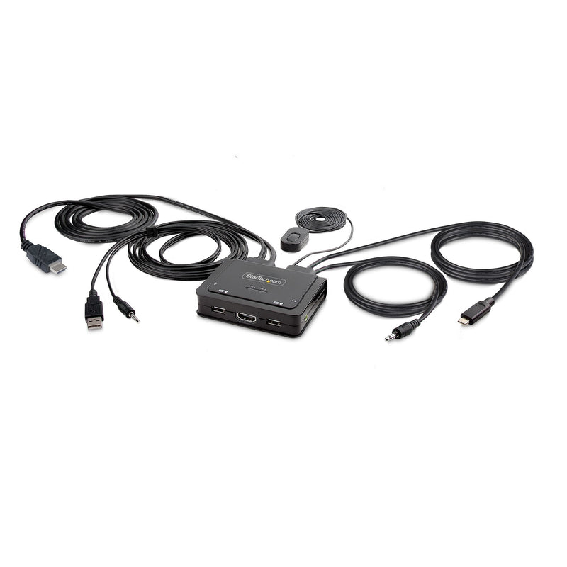 StarTech Switch .com C2-H46-UAC-CBL-KVM Switch KVM Black
