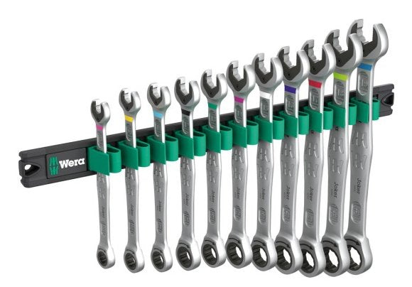 Wera 9630 Band Magnética 6000 Joker 1, 11 Pieces Key Trinquete With Ring Key And Función Sujeción 5020014001