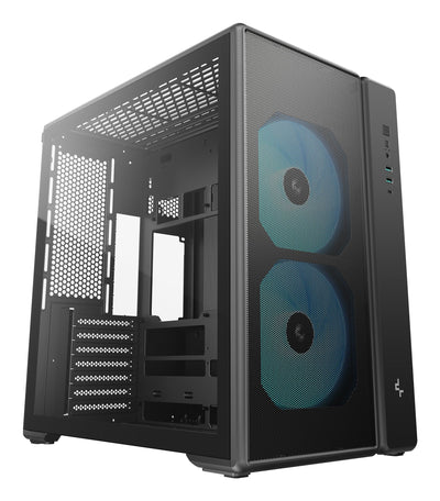 Deepcool PC Case CG590 Mesh 2F microATX Midi Tower Case, Black — image 1