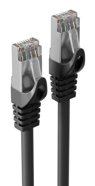 S-impuls Pur Network Cable CAT.7 S FTP Black 7,5M — image 1