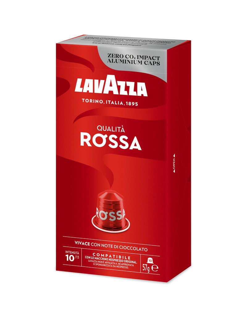 Lavazza Cápsula Qualitá Rossa Cafeteras Nespresso Box Of 10