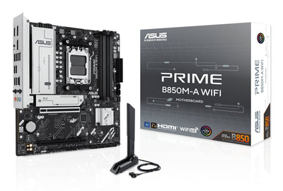 ASUS Motherboard Prime B850M-A Wi-Fi AM5 microATX DDR5 Wi-Fi 6E 2.5GBE LAN — image 1
