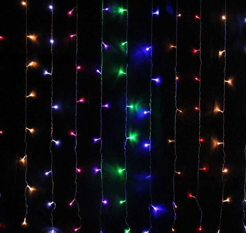 Led3 3 M 300 Head Curtain Colored Lights String