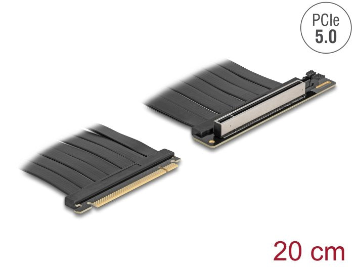 Riser Card Pci Express 5.0 X16 Connector Male a X16 Slot With Cable 20CM