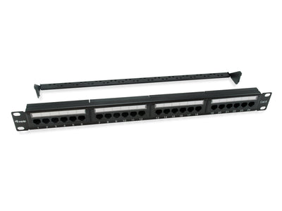 Equip Patchpanel 24x RJ45 CAT.6 19 1U Dual Idc Comp. — image 1