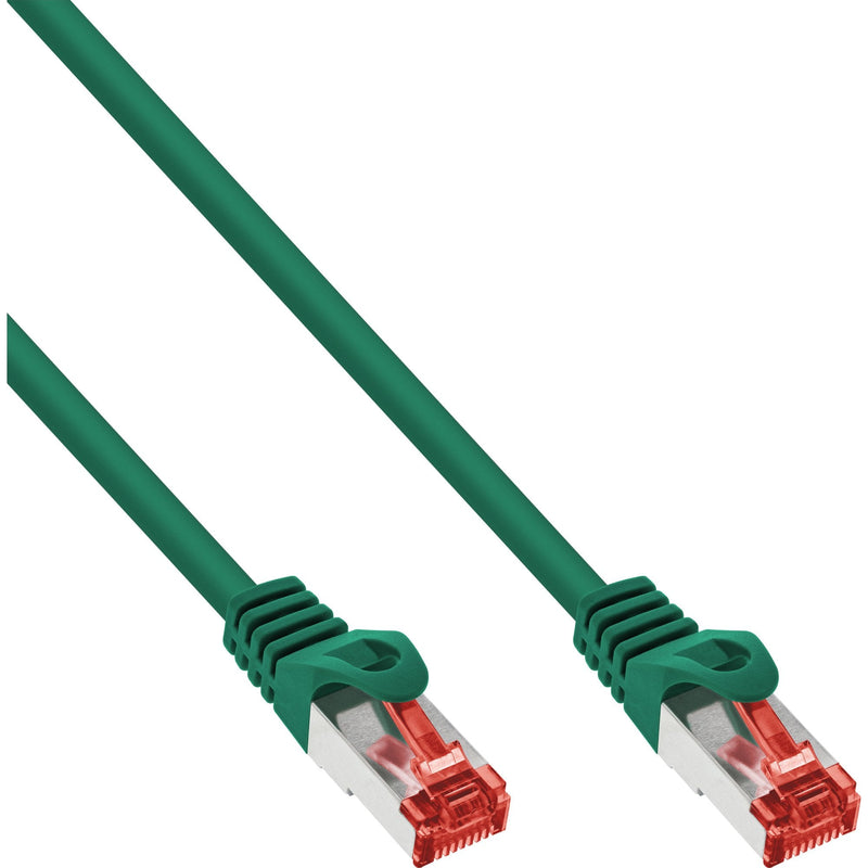 Inline Network Cable S/FTP Pimf CAT.6 250MHZ Cobre Libre Halógenos Green 0.5M
