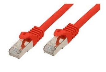 Shiverpeaks RJ45 Network Cable S FTP, CAT.7 Lszh 0,25M Red — image 1