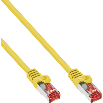 Inline Network Cable S/FTP Pimf CAT.6 250MHZ Cobre Libre Halógenos Yellow 10M — image 1
