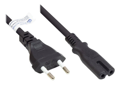 Good Connections Euro-cable Power An C7 Euro 8 Bu. Black 1,5M — image 1