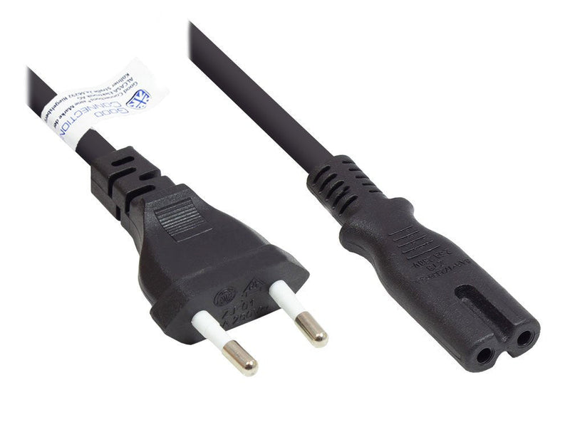 Good Connections Euro-cable Power An C7/Euro 8 Bu. Black 7,5M