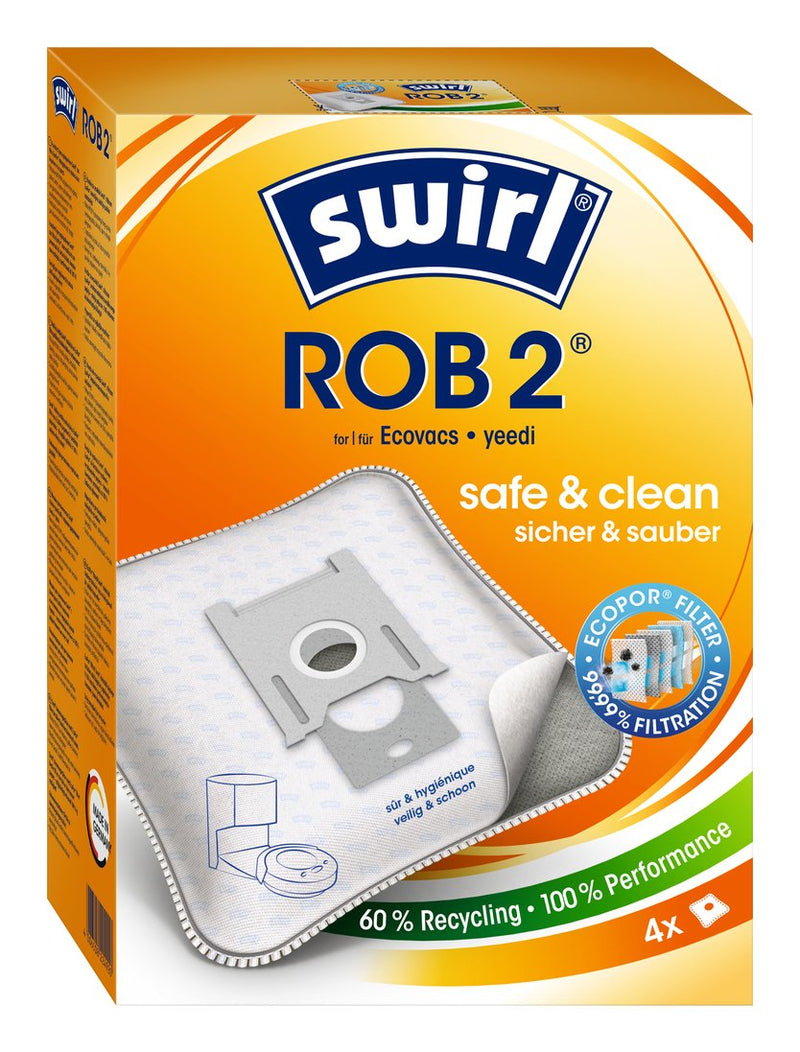 Swirl Rob 2 Bag Polvo Robot Vacuum Cleaner