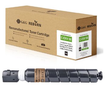 G&g Reborn-toner Compatible With Canon C-EXV58 3763C002 Bk
