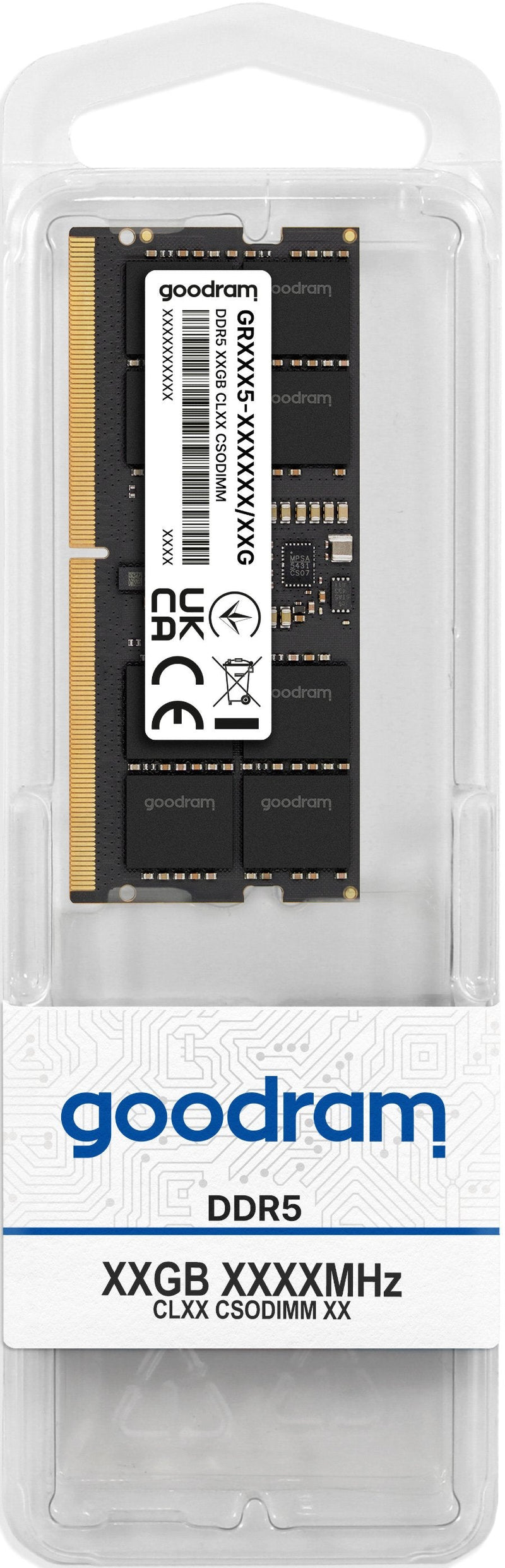 Memory Pamiec Do Notebooka DDR5 Csodimm 16GB(116) 6400 CL52