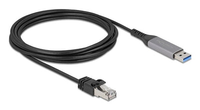 Delock USB LAN USB Cable Type a RJ45 Gigabit Ethernet 3M — image 1