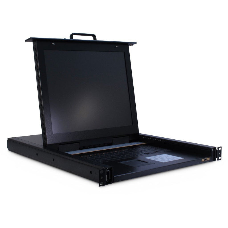Inter-tech KVM-1708 Console Rack 43,2CM (17) 1280 X 1024 Pixels Steel Black