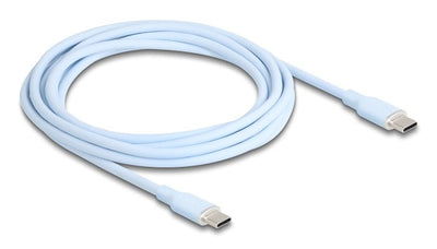 Delock USB 2.0 USB Cable Typ-c St PD 3.0 60W 2.5M Blue — image 1