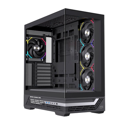 Einarex Box ATX Semitorre S800 RGB 4 Fans Black EXCS-PR-800R-B — image 1