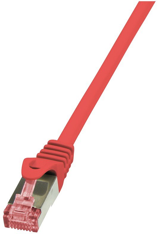 Logilink Network Cable CAT.6 S/FTP AWG27 Pimf Red 0,50M