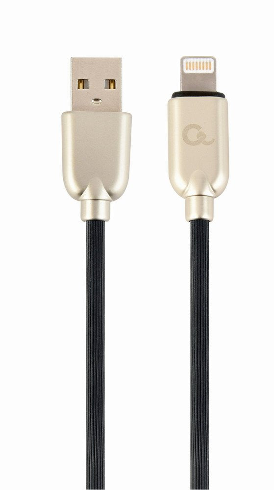 Gembird CC-USB2R-AMLM-1M Cable Charging And Datos Premium 8 Pines, 1M, Black