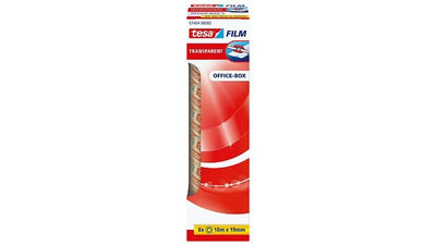 Tesafilm Office Box Roll 10M 19MM Transparent 8PCS. — image 1