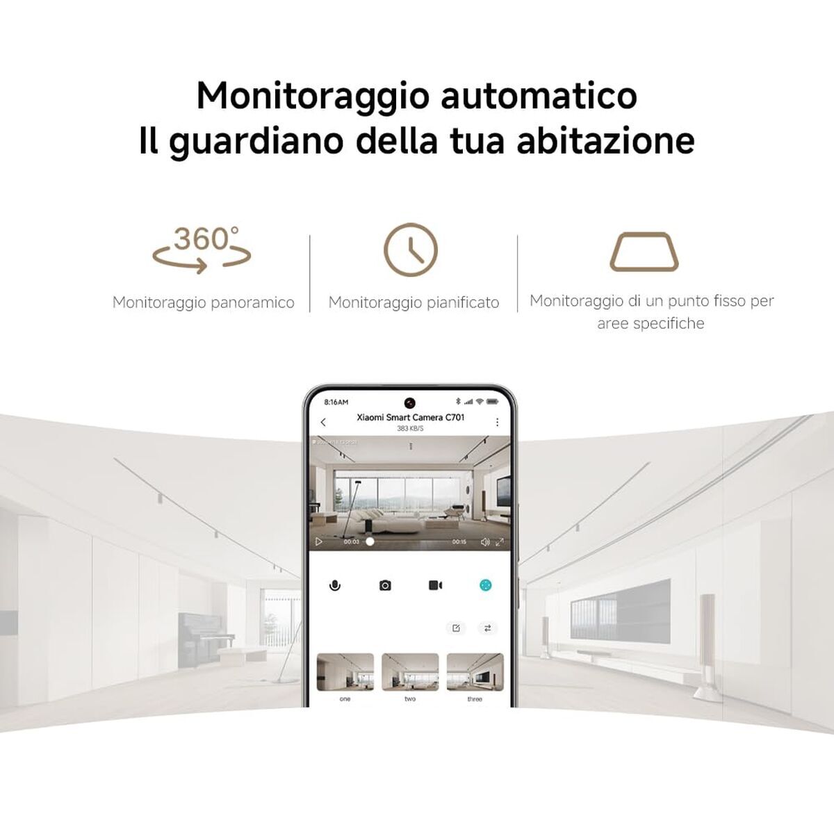 Xiaomi Surveillance Camcorder Xiaomi C701 Full Hd