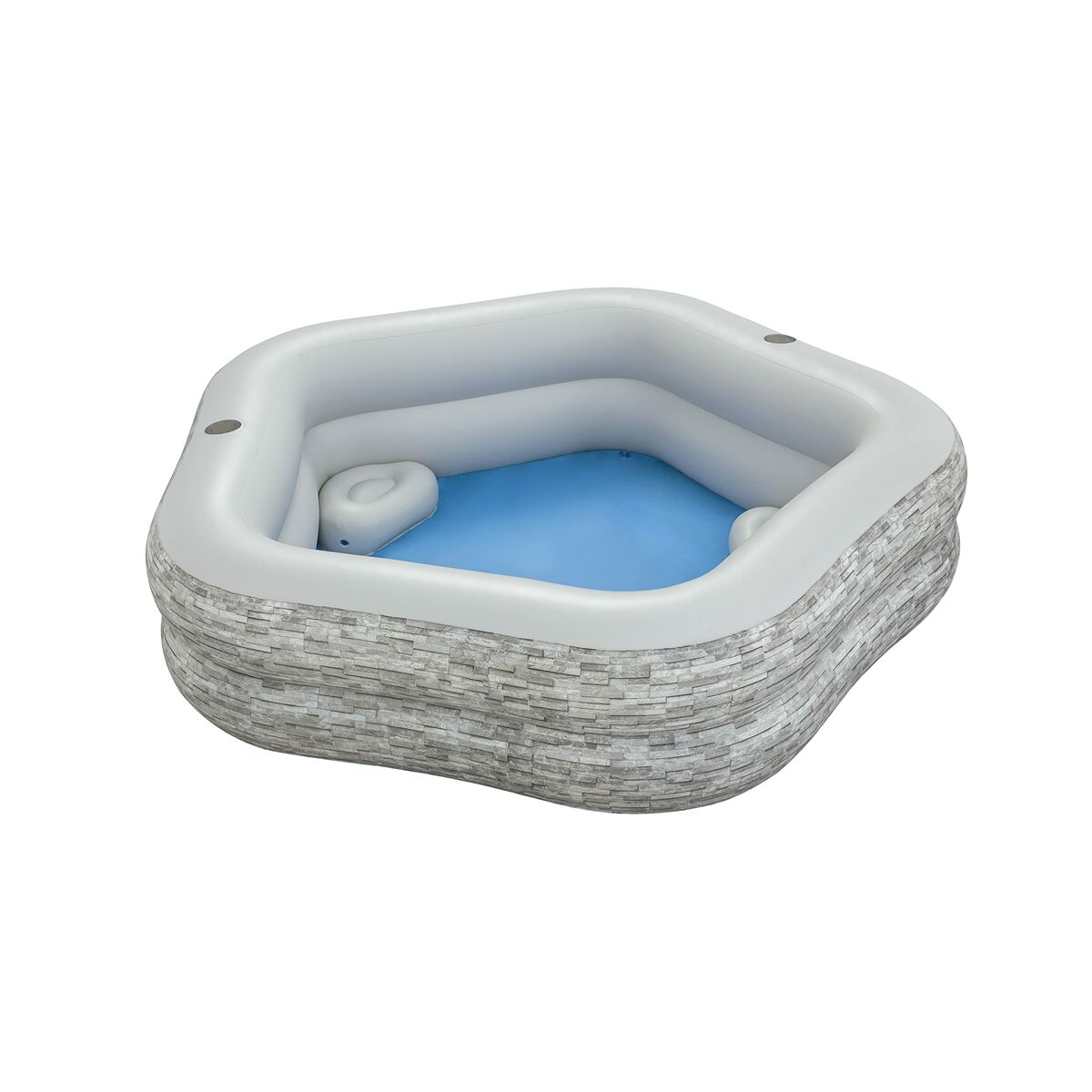 Bestway Inflatable Pool Bestway Grey 213 X 206 X 53 Cm
