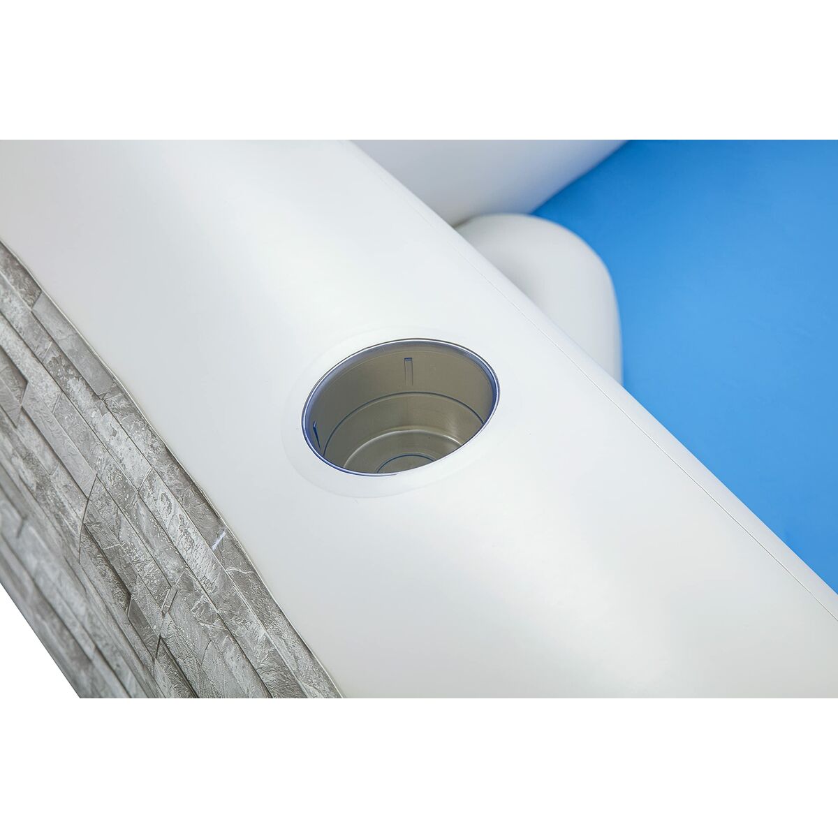 Bestway Inflatable Pool Bestway Grey 213 X 206 X 53 Cm