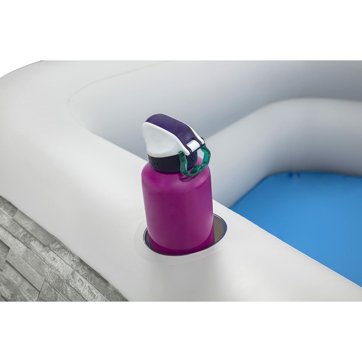 Bestway Inflatable Pool Bestway Grey 213 X 206 X 53 Cm