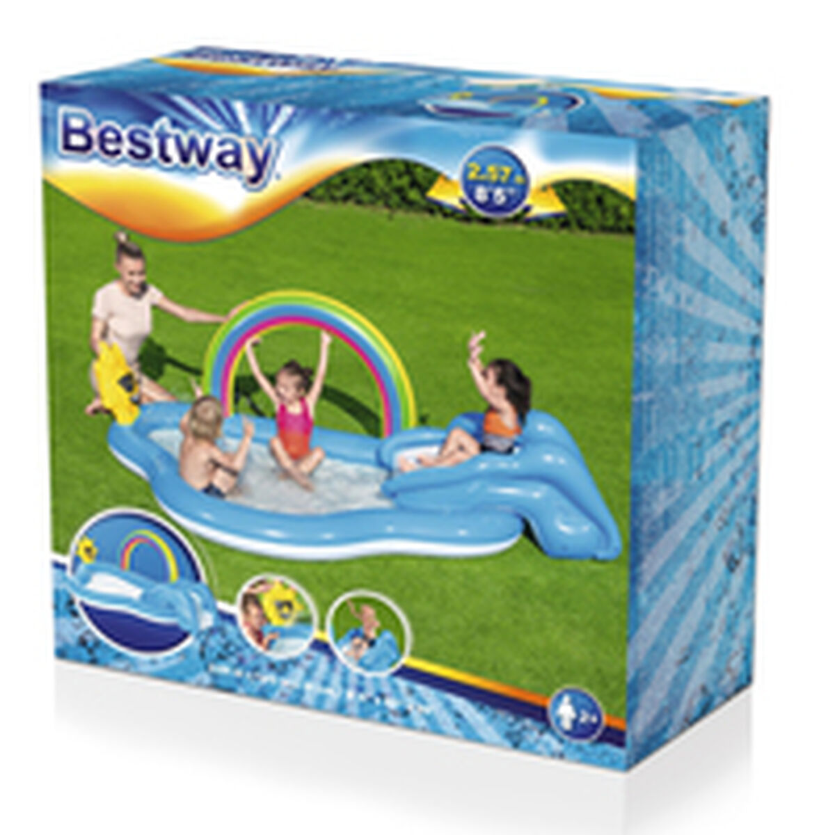 Bestway Children's Pool Bestway 257 X 145 X 91 Cm