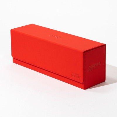 Ultimate Guard Box Of Almacenamiento Cartas Arkhive 400 + Xenoskin Monocolor Red — image 1