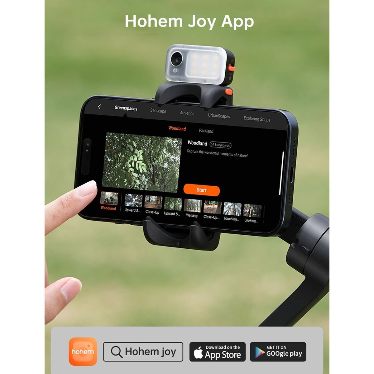 Hohem Camera Stabiliser For Smartphone Hohem Hpg-V3 Blk