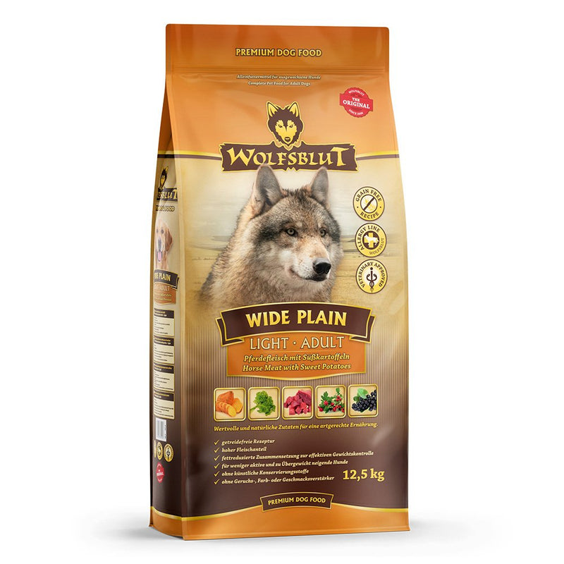 Wolfsblut Plain Adult Light 12,5KG Adulto Hair Batata
