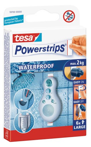 Tesa® Powerstrips Waterproof Large — image 1