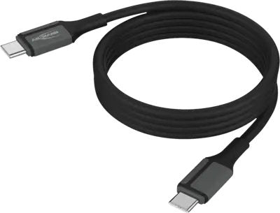 Ansmann Cable Silicone USB-C a USB-C Black Magnetic 120CM)