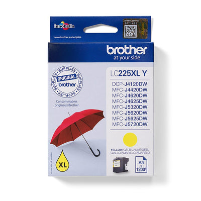 Brother Ink LC-225XLY 1 High Yield (xl) Yellow — image 1