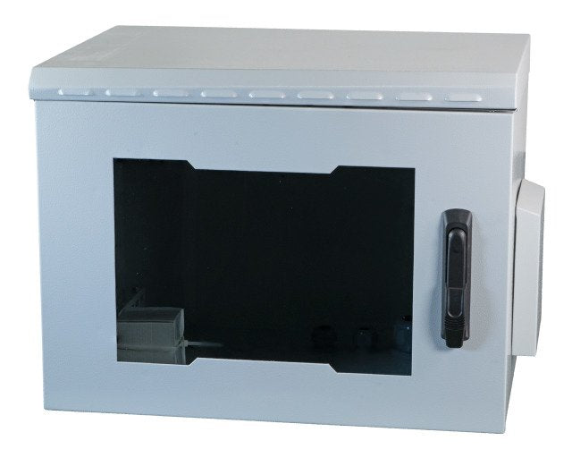 Efb 19 Cabinet Mural IP55, 20HE, Door Glass Depth 600MM, RAL7035