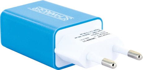 Schwaiger 230V Plug USB White/Blue