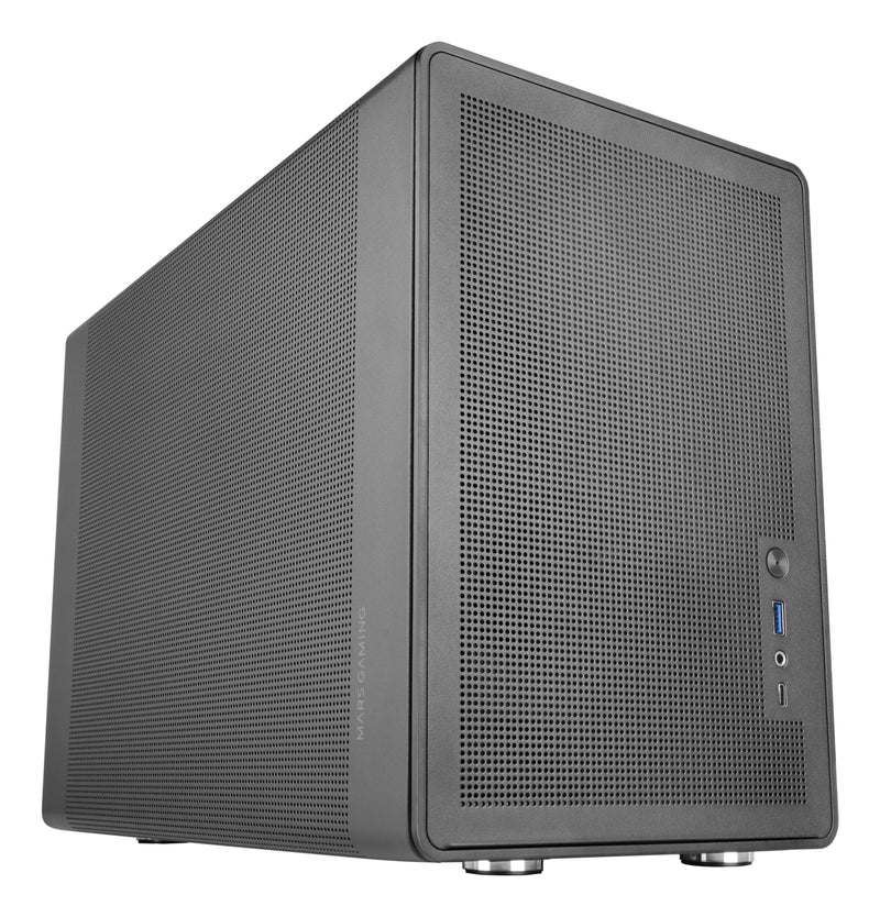 Mars Gaming Box microATX Mcxpro Mesh 360 GPU 280-360MM 1X3.5 2X2.5 Black Compatible ATX/Sfx