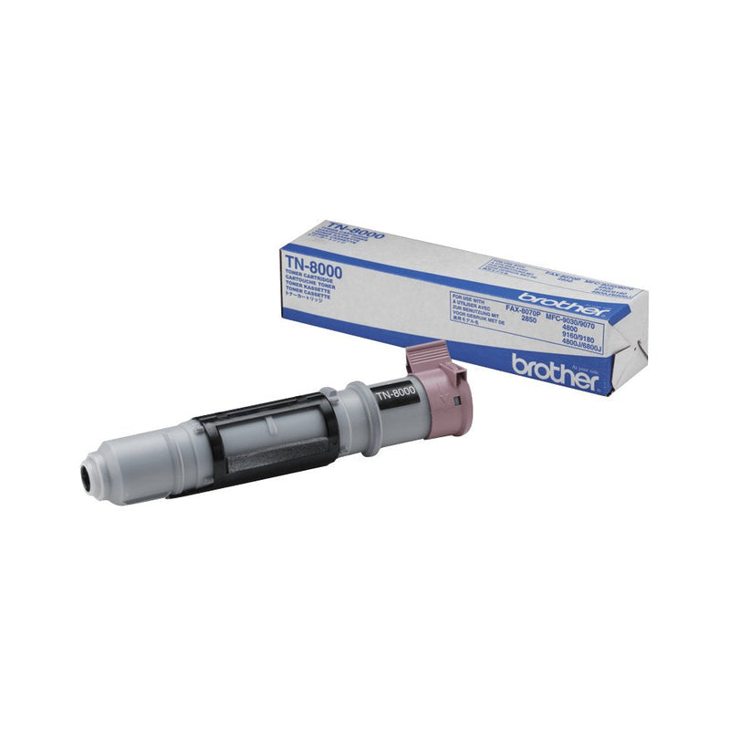 Brother Genuine Toner TN8000 Black Brother MFC-4800, MFC-9030, MFC-9070, MFC-9160, MFC-9180, FAX-2850, 8070P